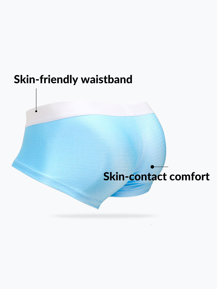 2 Pack Men's Contoured Pouch Sexy Trunks | dmunderwear detail image 7