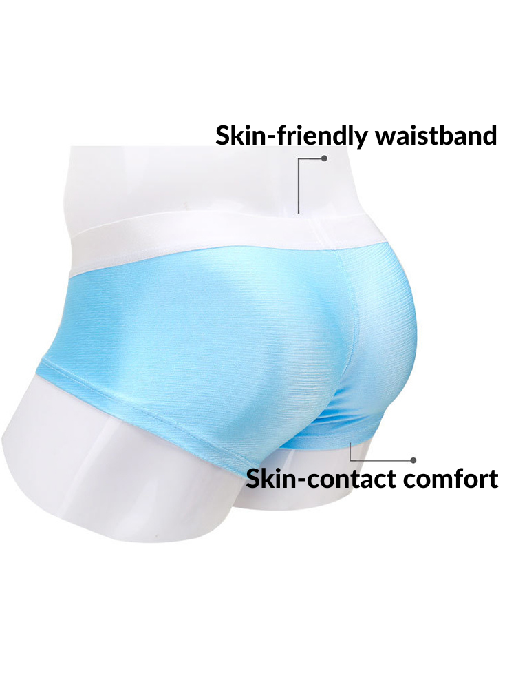 2 Pack Men's Contoured Pouch Sexy Trunks | dmunderwear detail image 9