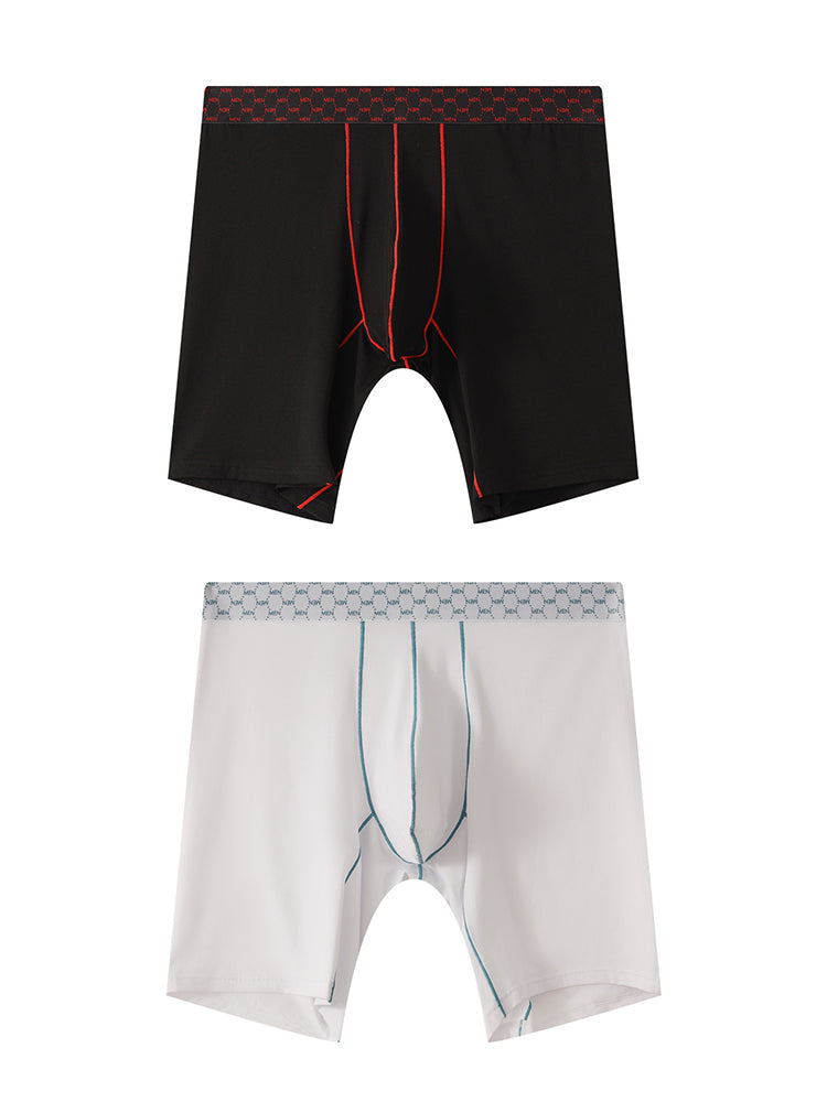 2 Pack Men's Cotton Casual Sporty Mid-Rise Sexy Pouch Midway Briefs | dmunderwear detail image 2