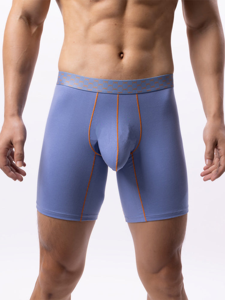 2 Pack Men's Cotton Casual Sporty Mid-Rise Sexy Pouch Midway Briefs | dmunderwear detail image 3