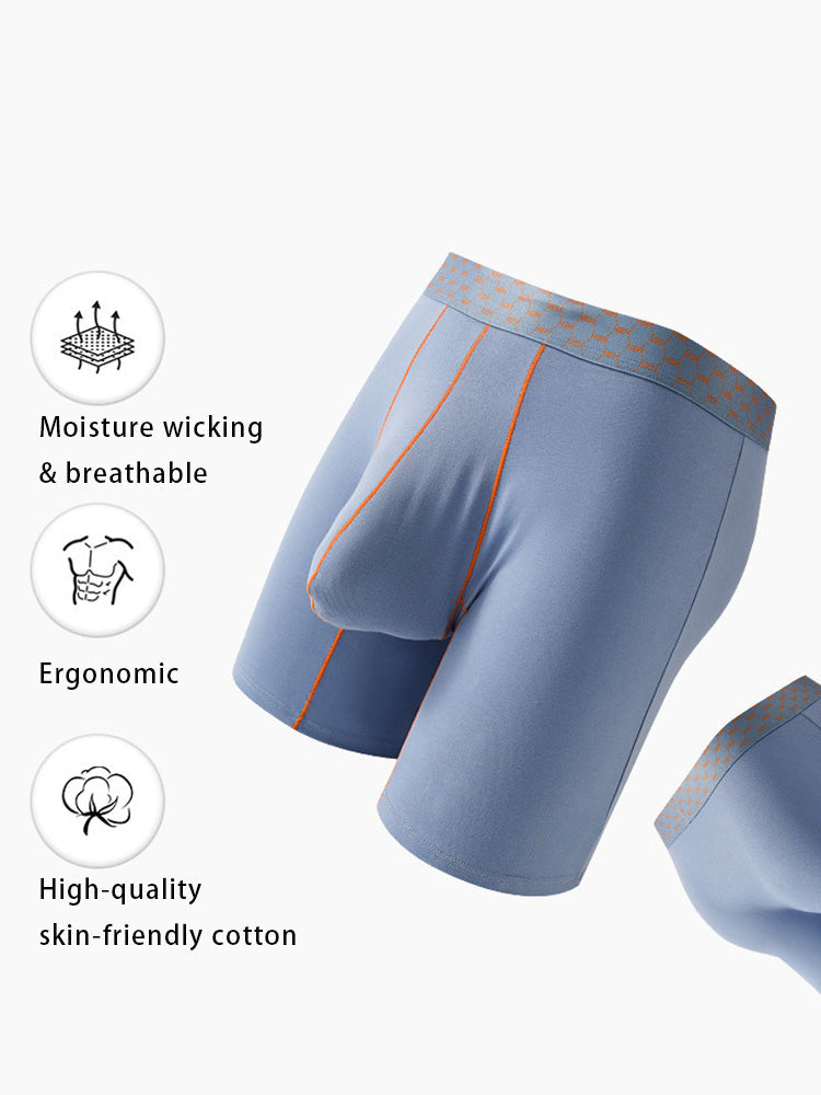 2 Pack Men's Cotton Casual Sporty Mid-Rise Sexy Pouch Midway Briefs | dmunderwear detail image 5