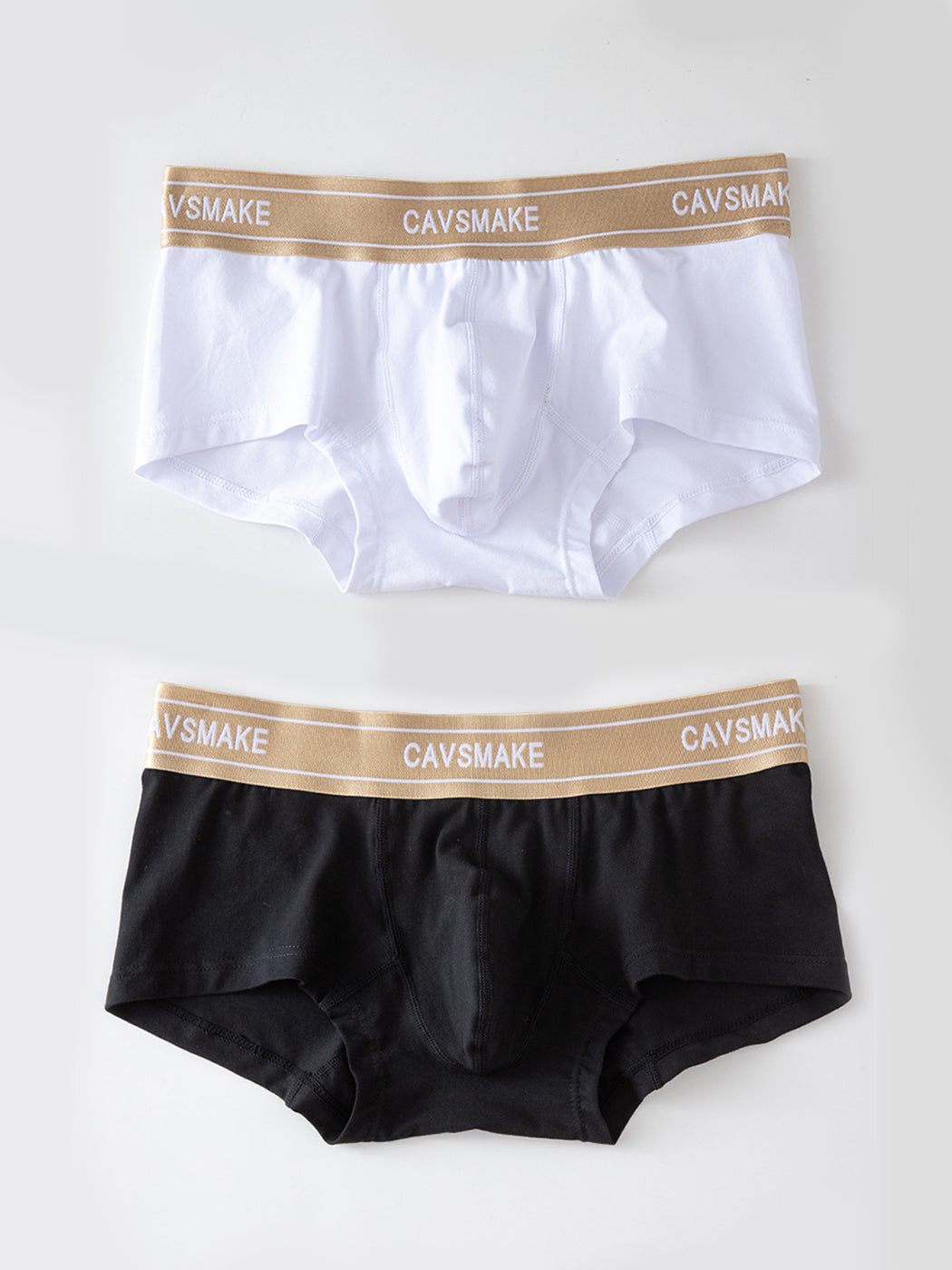 2 Pack Men's Cotton Sexy U-Convex Design Briefs & Trunks | dmunderwear detail image 12