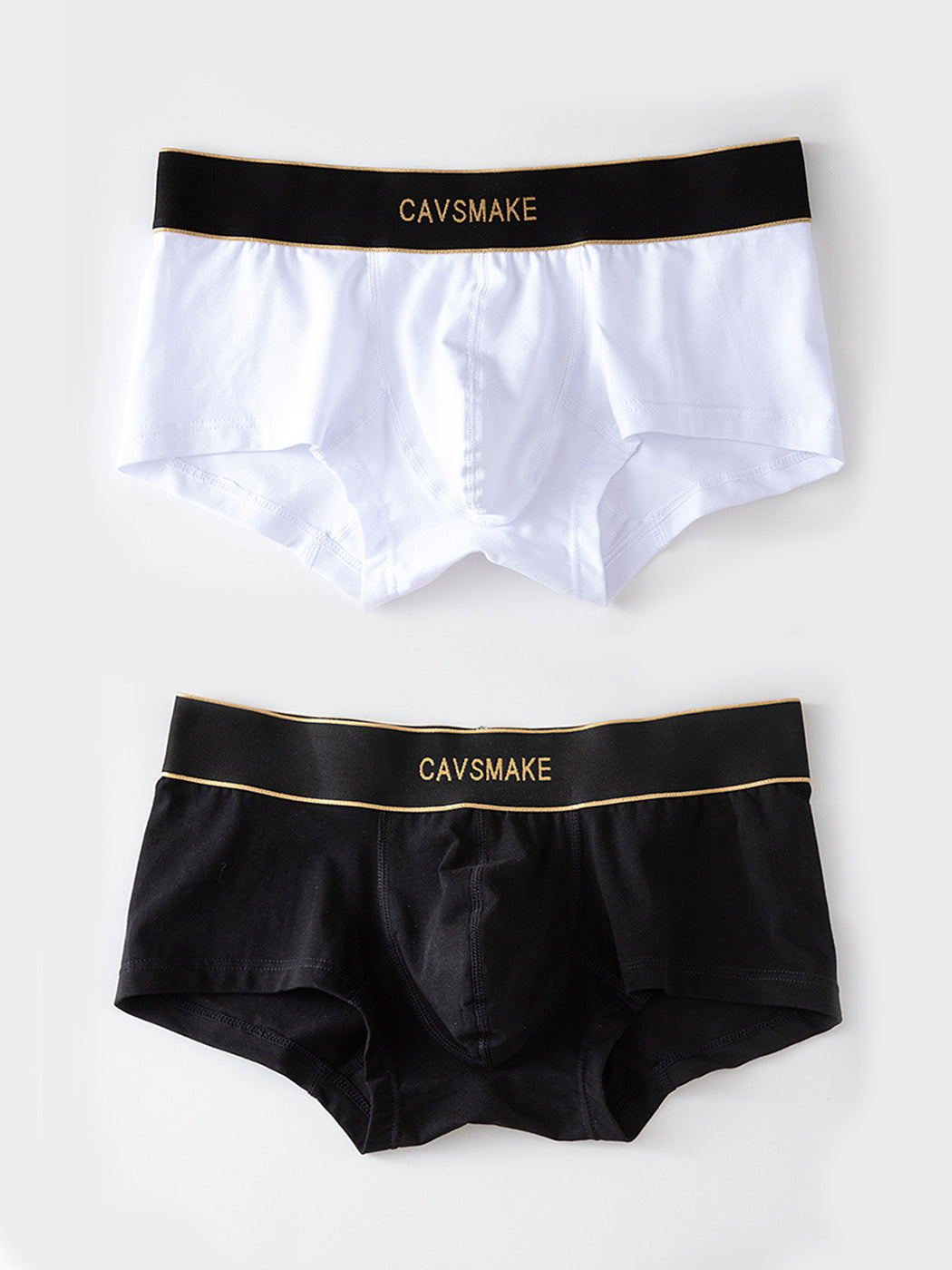 2 Pack Men's Cotton Sexy U-Convex Design Briefs & Trunks | dmunderwear detail image 17