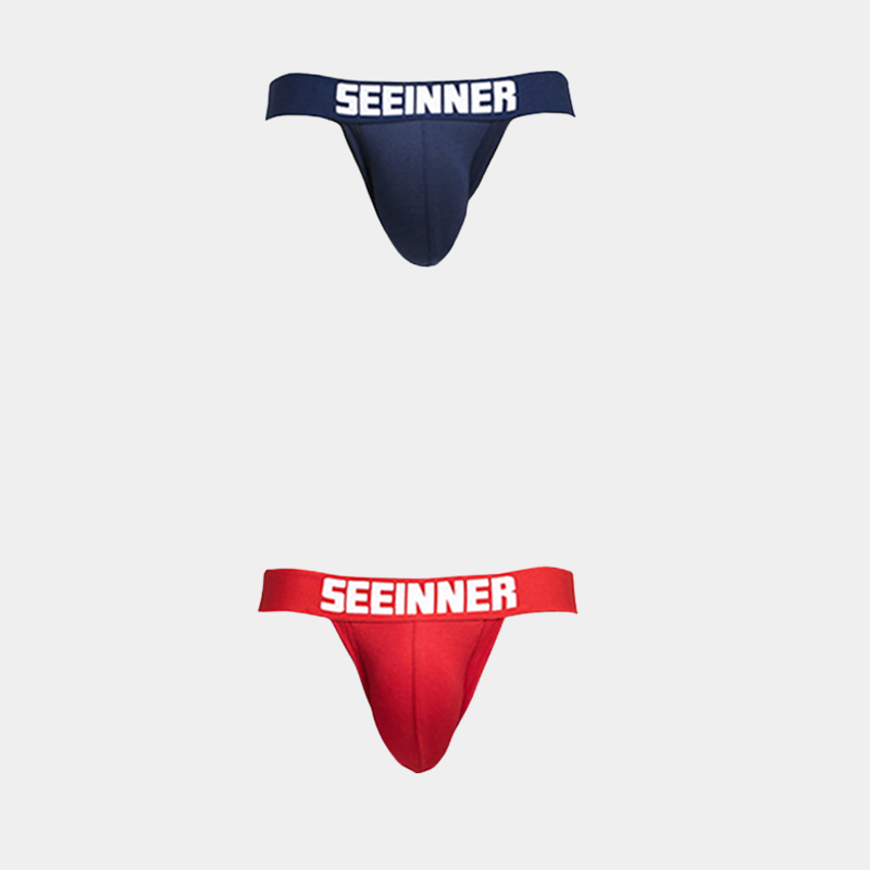 2 Pack Men's Cotton Stretch Jock Strap | dmunderwear detail image 18