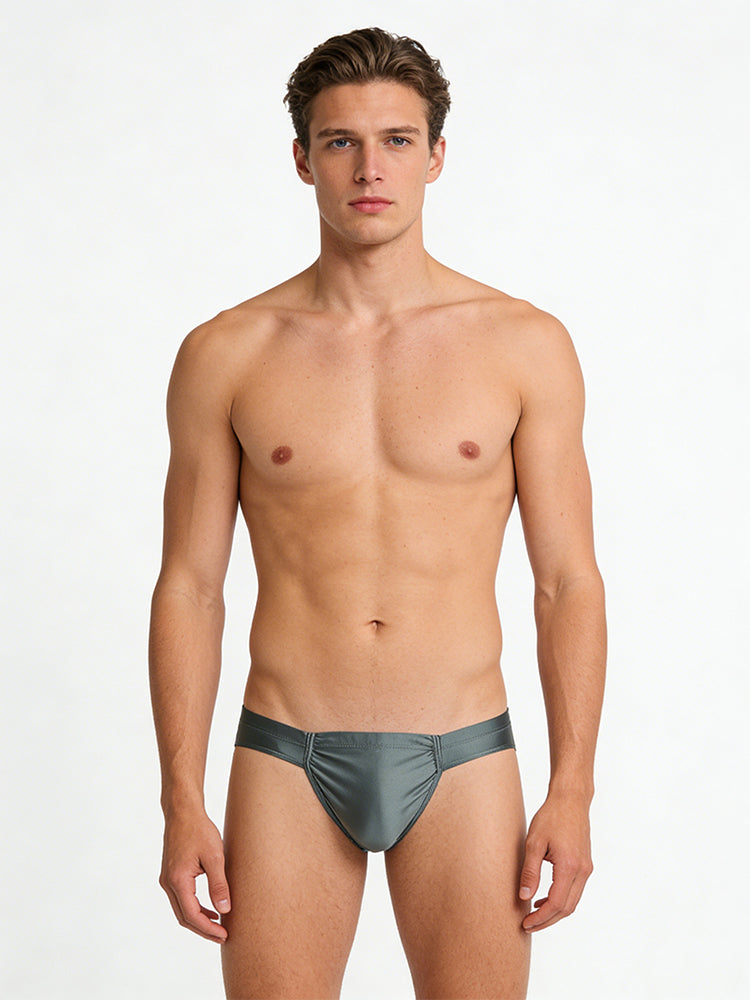2 Pack Men's Enhancing Pouch Contour-Fit Low-Rise Breathable Briefs | dmunderwear