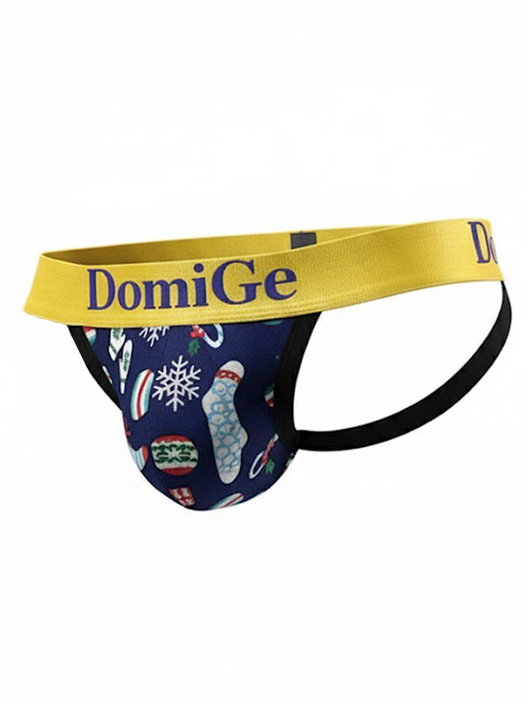 2 Pack Men's Fun Print Breathable Low-Rise Jockstrap | dmunderwear detail image 18