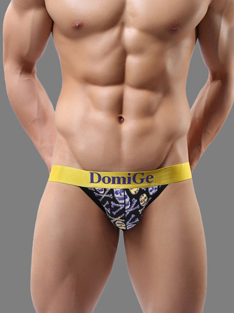 2 Pack Men's Fun Print Breathable Low-Rise Jockstrap | dmunderwear detail image 6