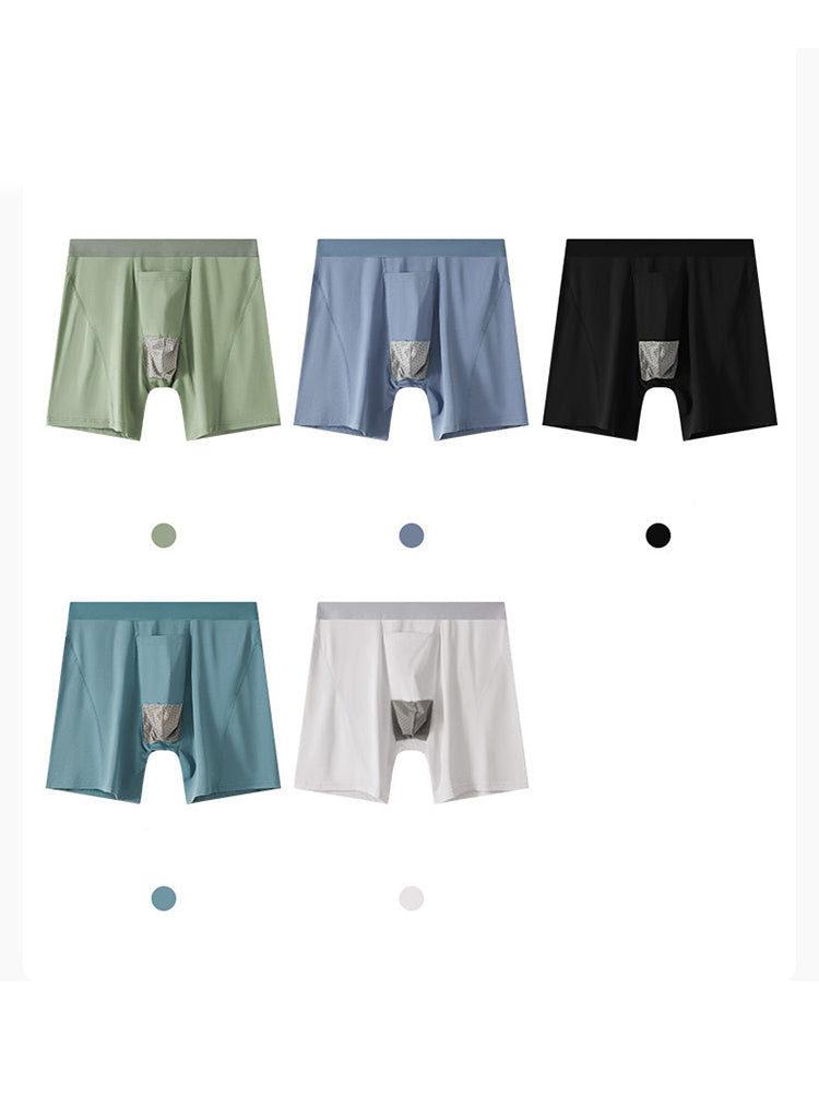 2 Pack Men's Gun Bullet Separation Casual Sports Breathable Cotton Mid-Rise Midway Briefs | dmunderwear detail image 9