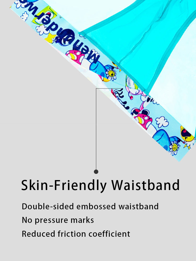 2 Pack Men's High-Cut Cartoon Waistband Breathable Semi-Transparent Bikini | dmunderwear detail image 10