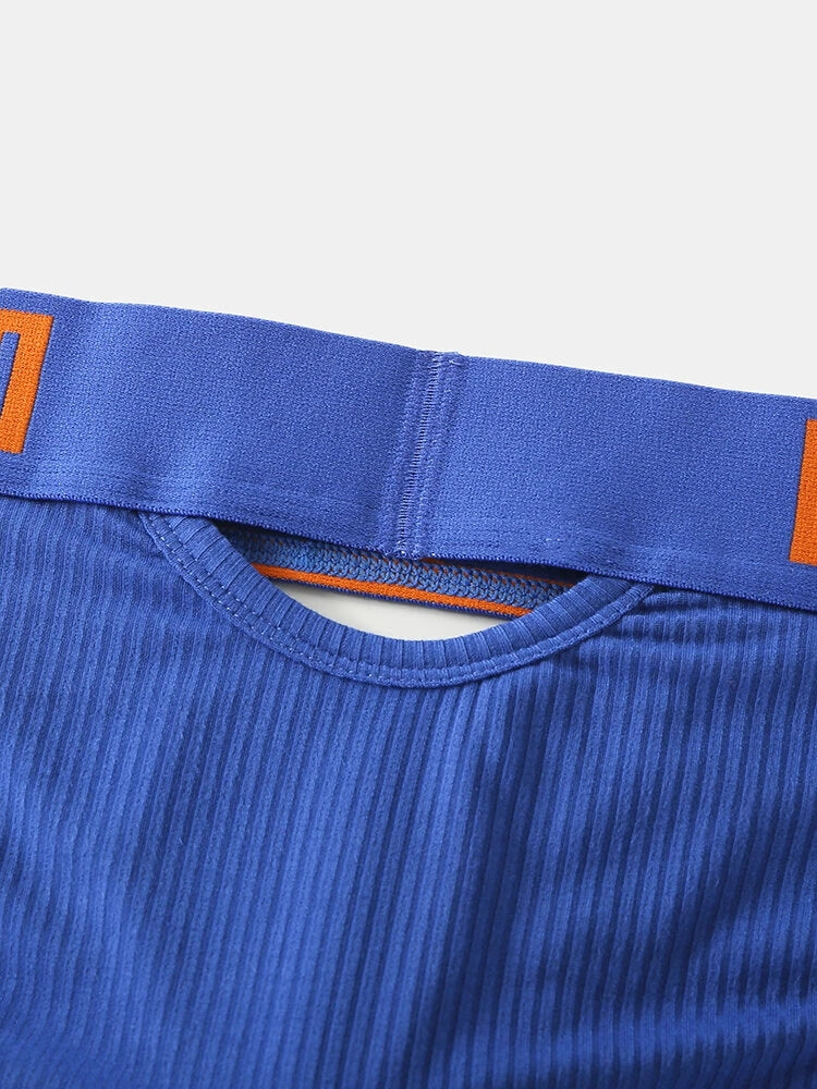 2 Pack Men's Hips Lifting Cotton Low-rise Briefs | dmunderwear detail image 10
