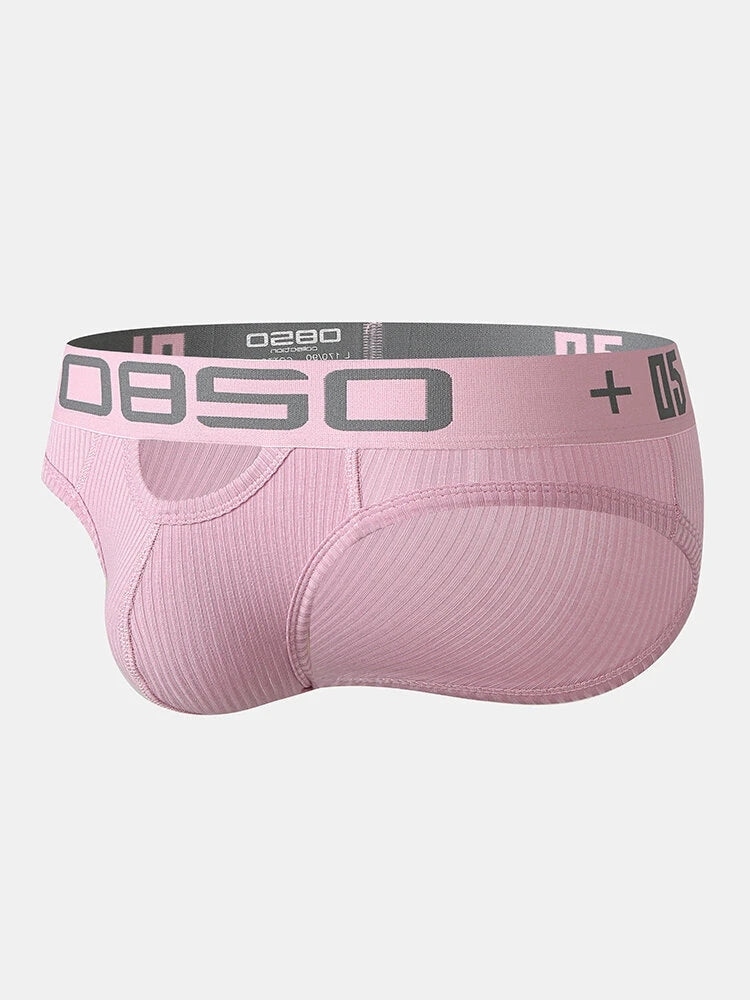 2 Pack Men's Hips Lifting Cotton Low-rise Briefs | dmunderwear detail image 11