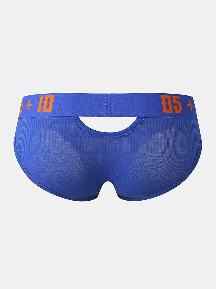 2 Pack Men's Hips Lifting Cotton Low-rise Briefs | dmunderwear detail image 6