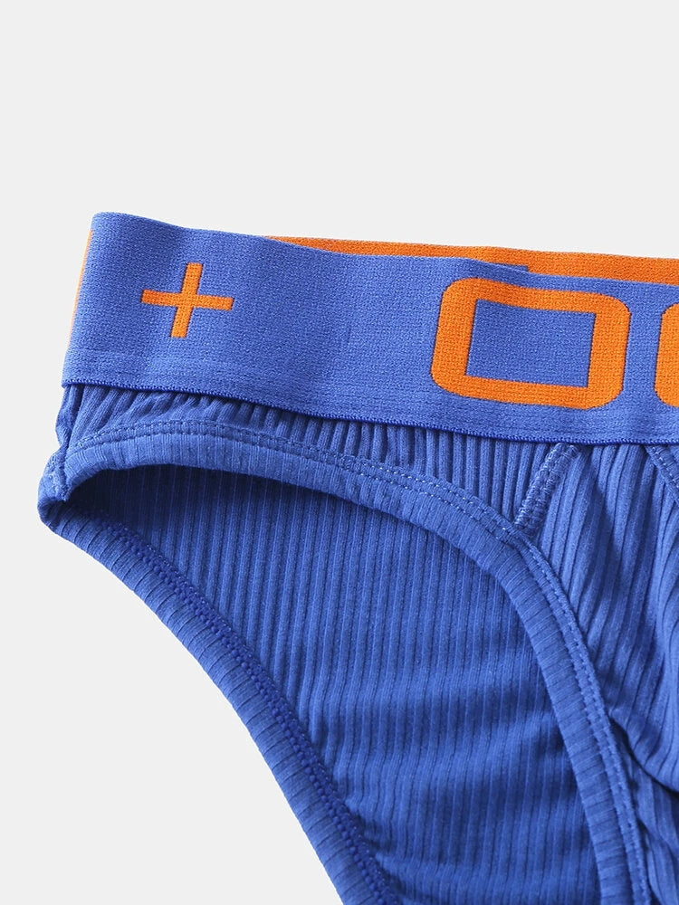 2 Pack Men's Hips Lifting Cotton Low-rise Briefs | dmunderwear detail image 9