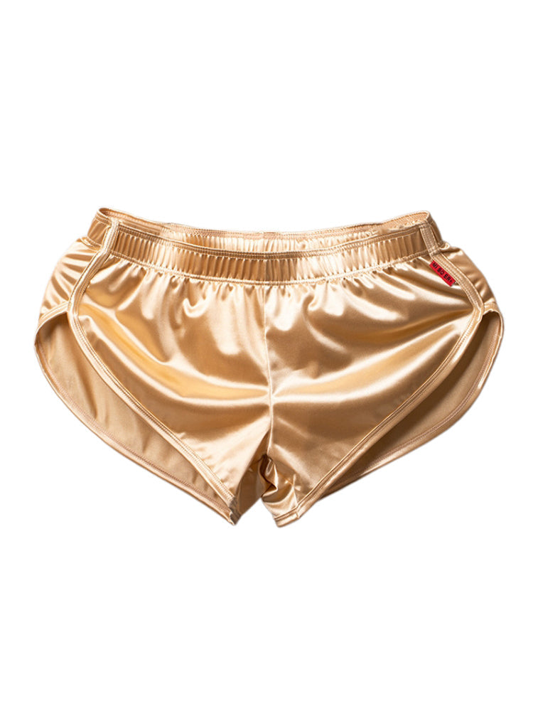 2 Pack Men's Home Loose-Fit Solid Color Seamless Smooth Boxers | dmunderwear detail image 9