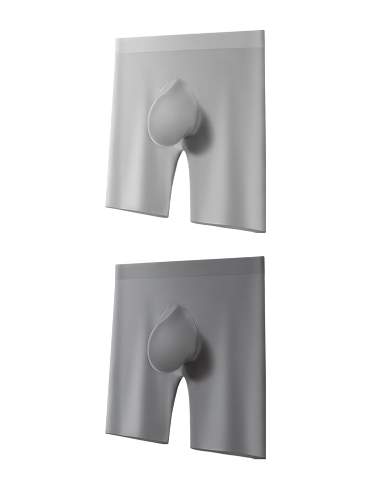 2 Pack Men's Ice Silk Anti-Chafing Quick-Dry Seamless Midway Briefs | dmunderwear detail image 20