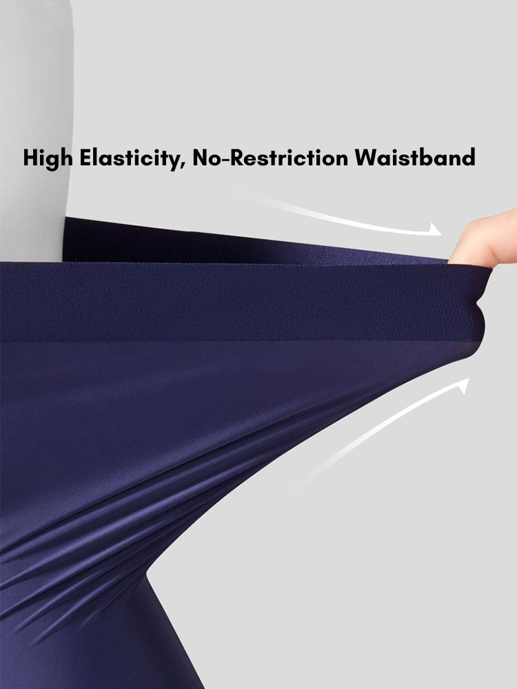 2 Pack Men's Ice Silk Anti-Chafing Quick-Dry Seamless Midway Briefs | dmunderwear detail image 6