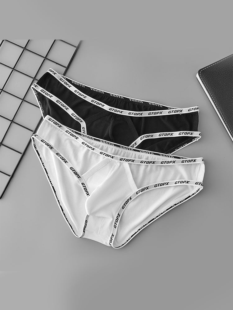 2 Pack Men's Ice Silk Breathable Cooling Touch Anti-Odor Daily Stretch Bikini | dmunderwear detail image 10