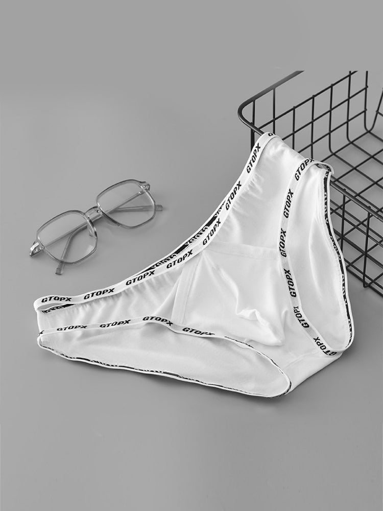 2 Pack Men's Ice Silk Breathable Cooling Touch Anti-Odor Daily Stretch Bikini | dmunderwear detail image 11