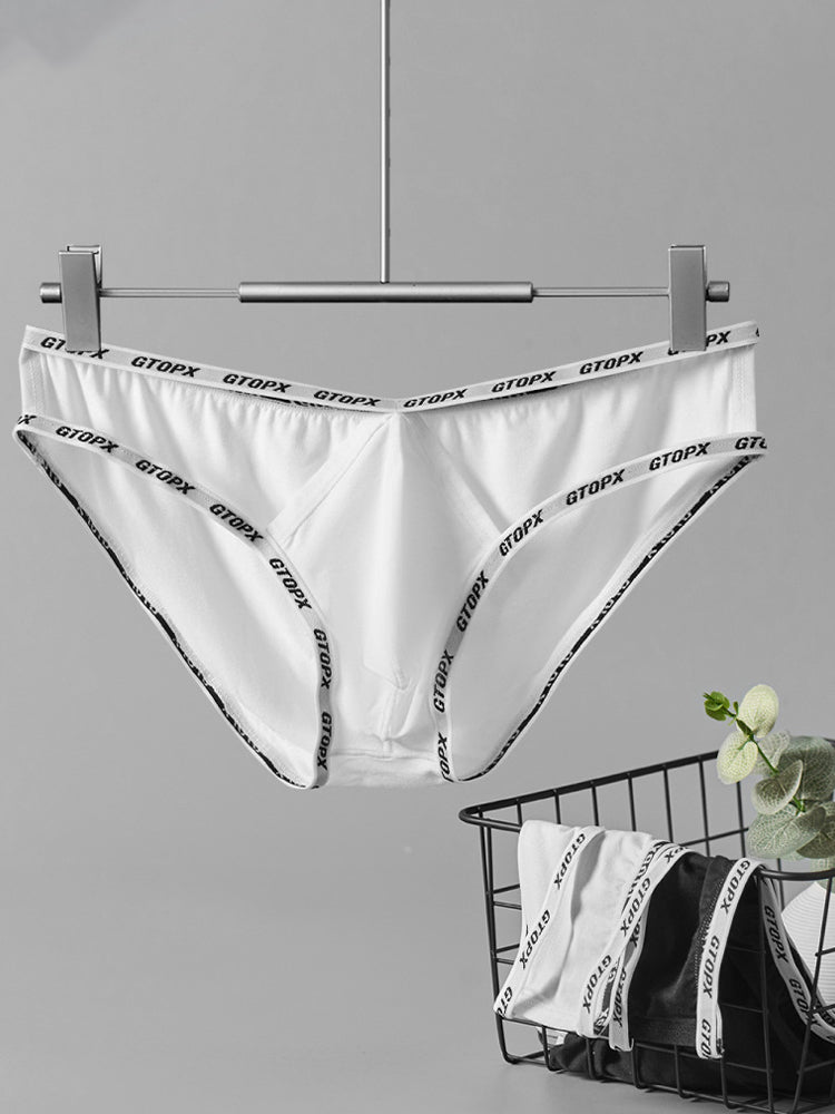 2 Pack Men's Ice Silk Breathable Cooling Touch Anti-Odor Daily Stretch Bikini | dmunderwear detail image 14