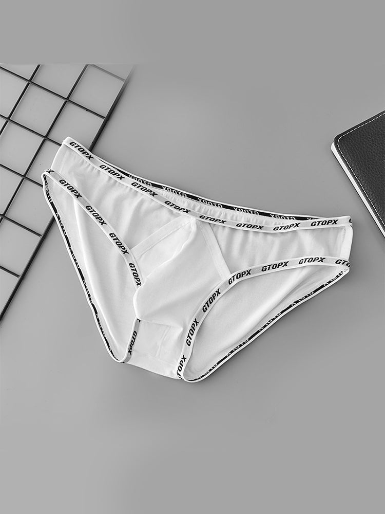 2 Pack Men's Ice Silk Breathable Cooling Touch Anti-Odor Daily Stretch Bikini | dmunderwear detail image 5