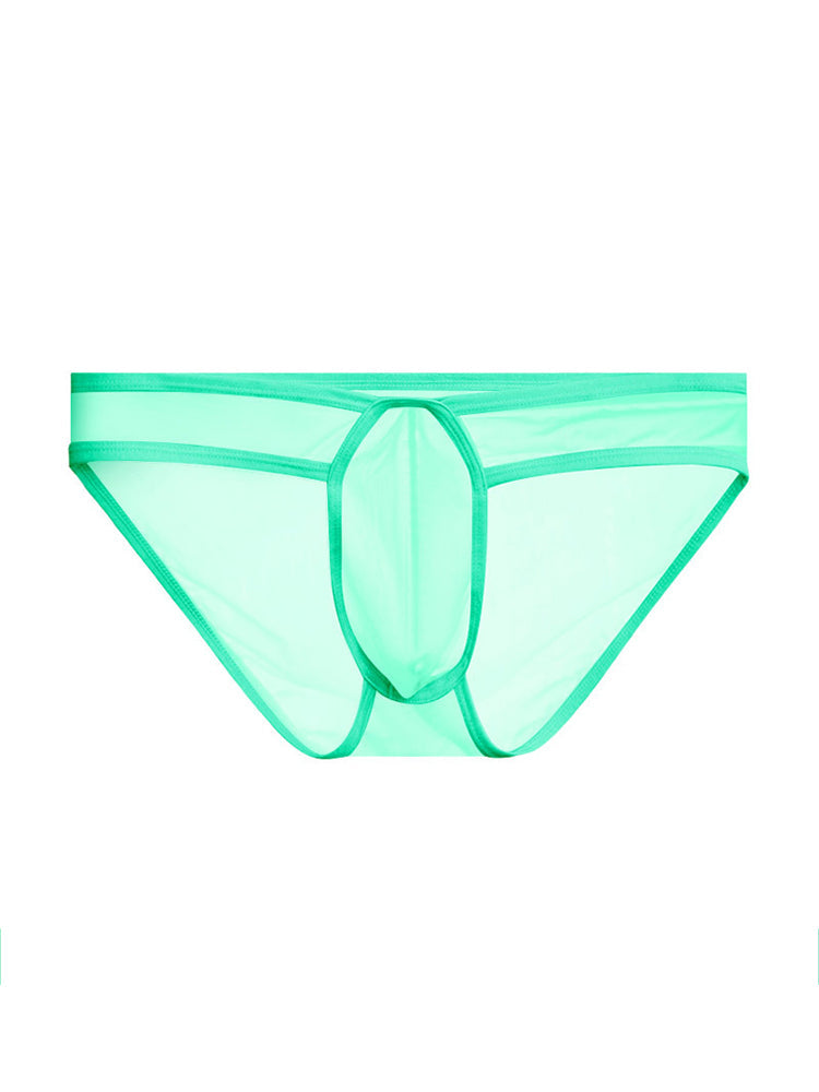 2 Pack Men's Ice Silk Breathable Sexy Low-Rise Anti-Odor Briefs | dmunderwear