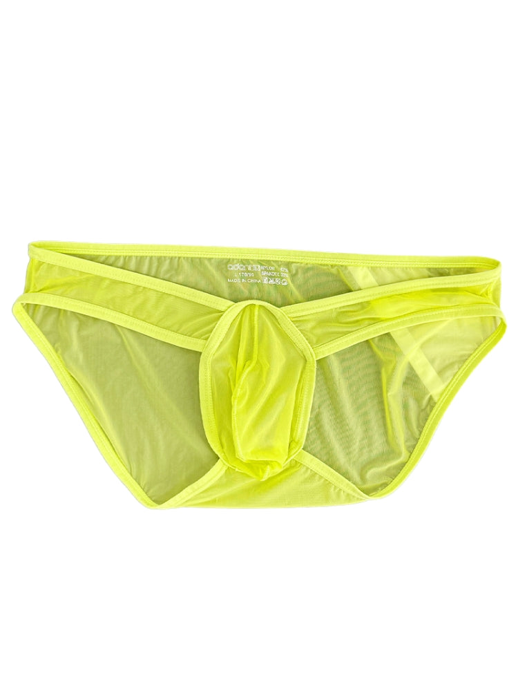 2 Pack Men's Ice Silk Breathable Sexy Low-Rise Anti-Odor Briefs | dmunderwear detail image 12