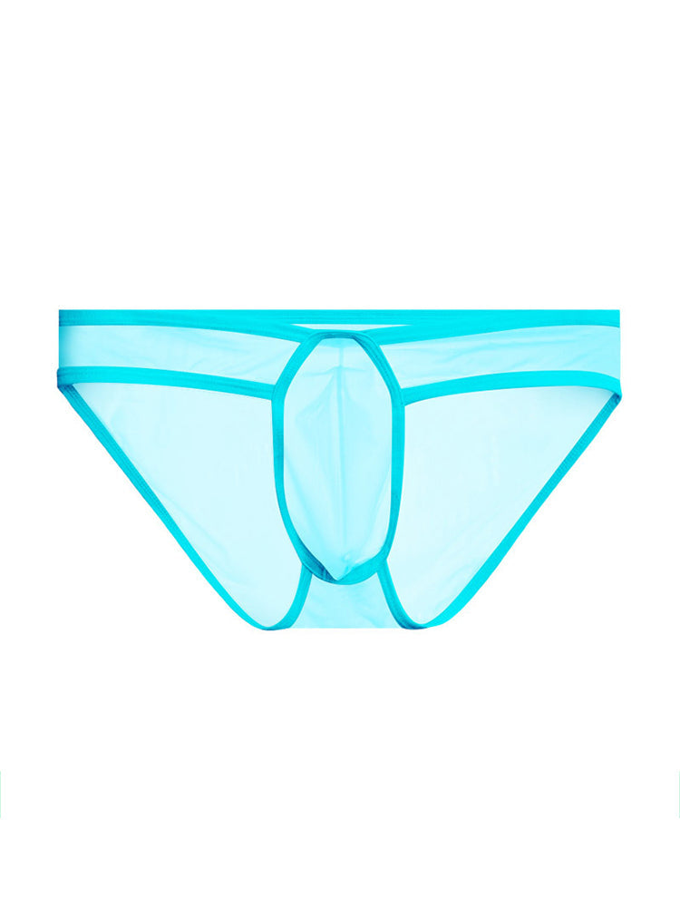 2 Pack Men's Ice Silk Breathable Sexy Low-Rise Anti-Odor Briefs | dmunderwear detail image 13