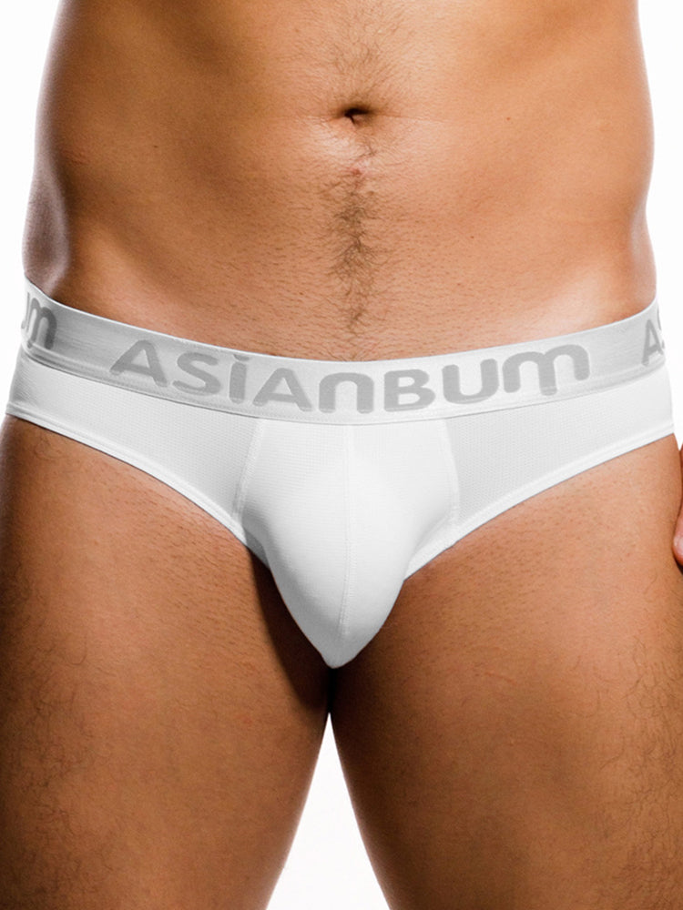 2 Pack Men's Ice Silk Mesh Breathable Simple & Sexy Design Comfort Briefs | dmunderwear detail image 16
