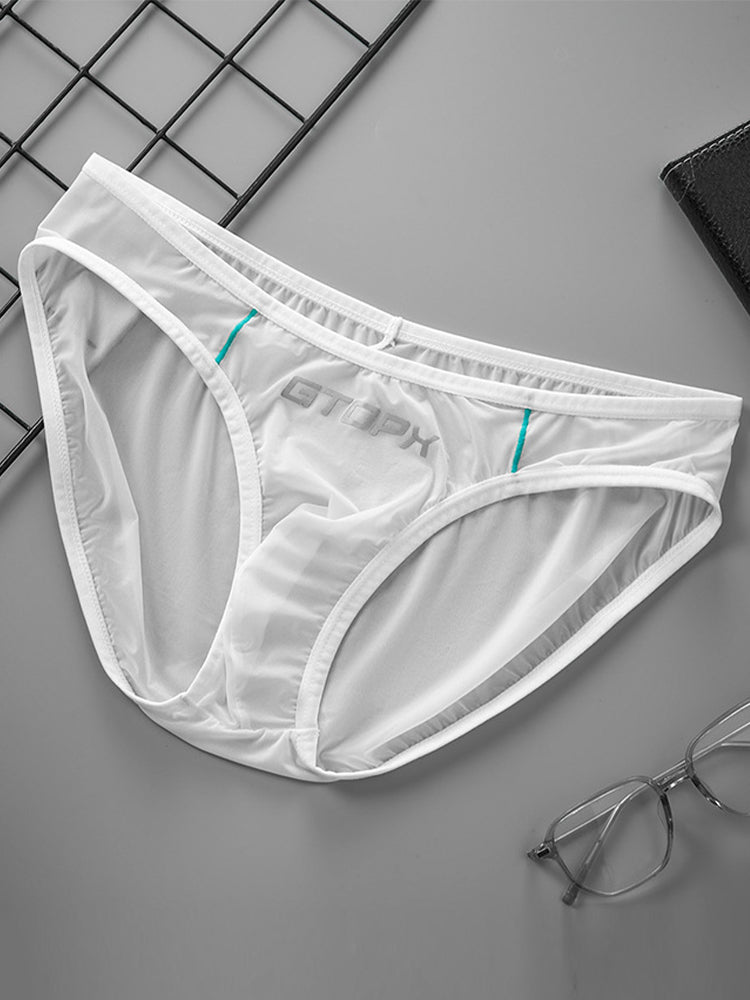2 Pack Men's Sexy Stretch Sheer Sport Bikini – Lightweight & Breathable | dmunderwear detail image 10