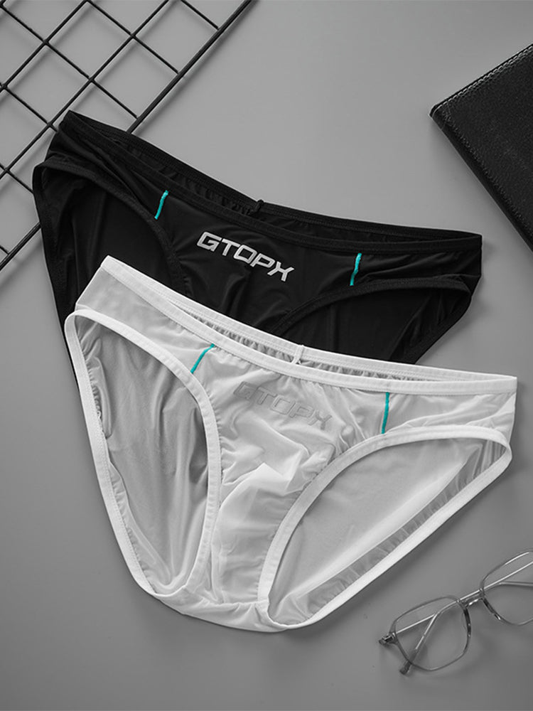 2 Pack Men's Sexy Stretch Sheer Sport Bikini – Lightweight & Breathable | dmunderwear detail image 18