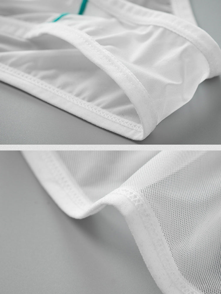 2 Pack Men's Sexy Stretch Sheer Sport Bikini – Lightweight & Breathable | dmunderwear detail image 9