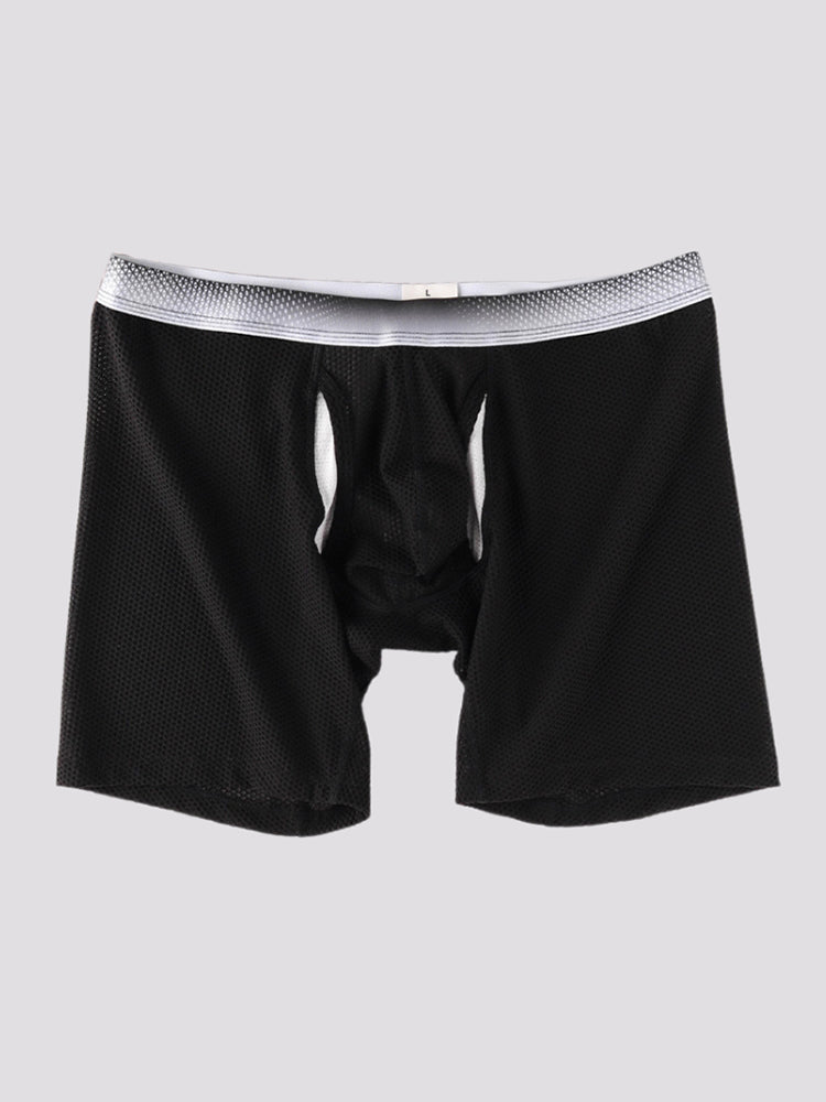 2 Pack Men's Ice Silk Ultra-Soft Mesh Breathable Cooling Comfort Midway Briefs | dmunderwear detail image 15