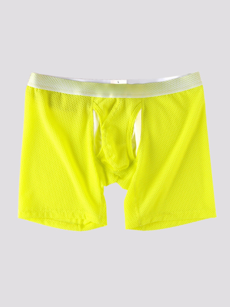 2 Pack Men's Ice Silk Ultra-Soft Mesh Breathable Cooling Comfort Midway Briefs | dmunderwear detail image 16