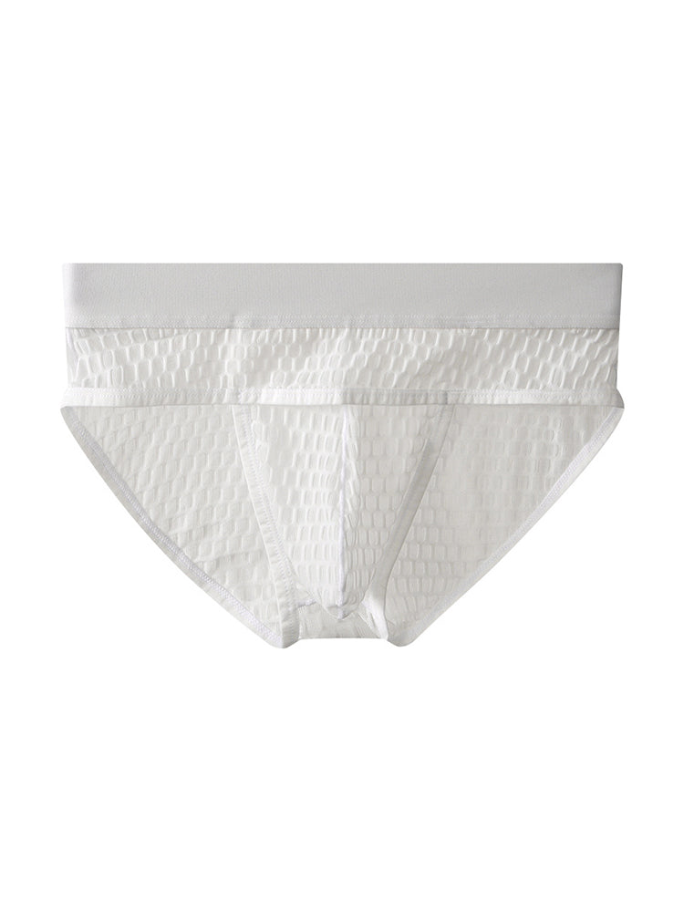 2 Pack Men's Lace Breathable Briefs | dmunderwear detail image 9