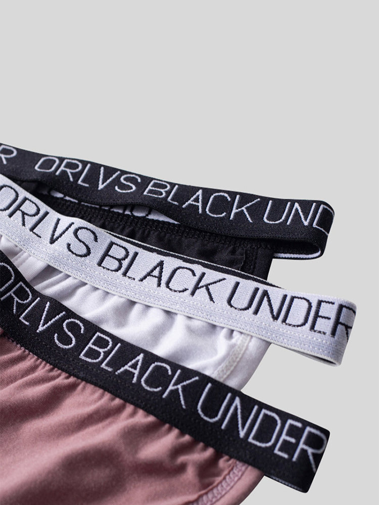 2 Pack Men's Soft Modal Bikini with U-Shaped Pouch and Stretch Waistband | dmunderwear detail image 10