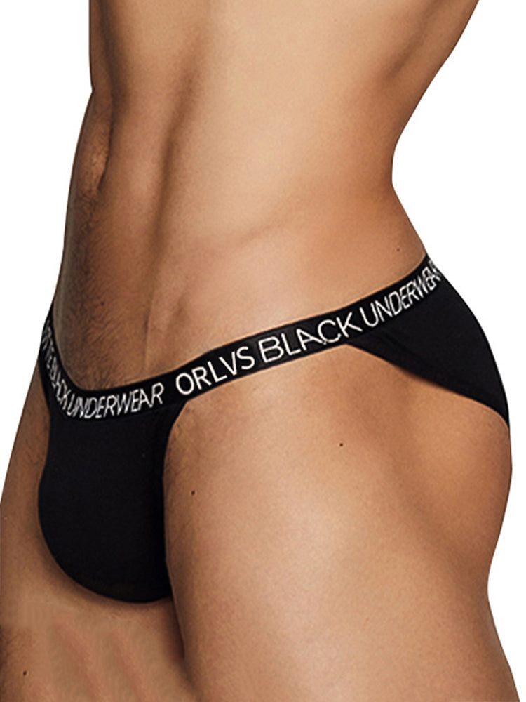 2 Pack Men's Soft Modal Bikini with U-Shaped Pouch and Stretch Waistband | dmunderwear detail image 16