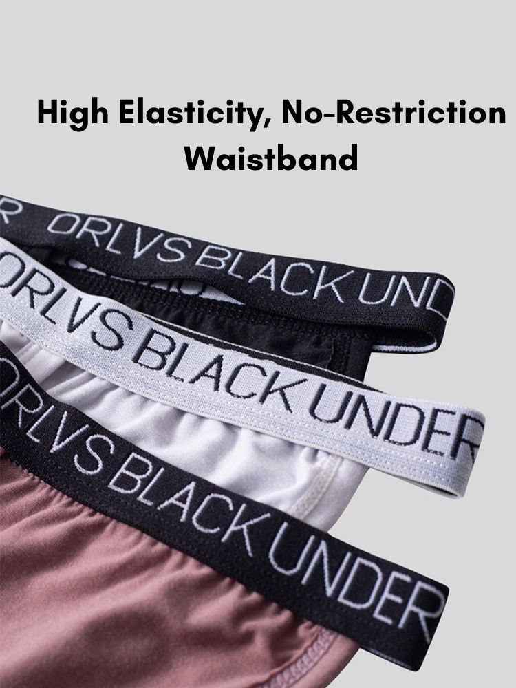 2 Pack Men's Soft Modal Bikini with U-Shaped Pouch and Stretch Waistband | dmunderwear detail image 7