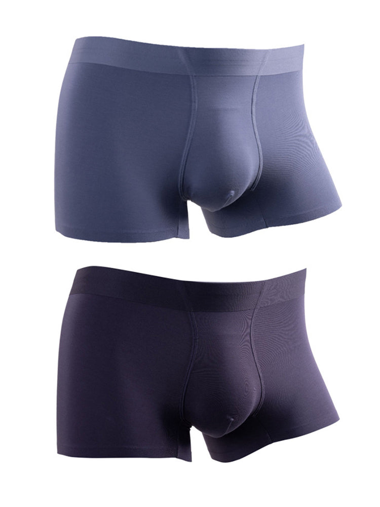 2 Pack Men's Large Pouch Antibacterial Boxer Briefs | dmunderwear detail image 16