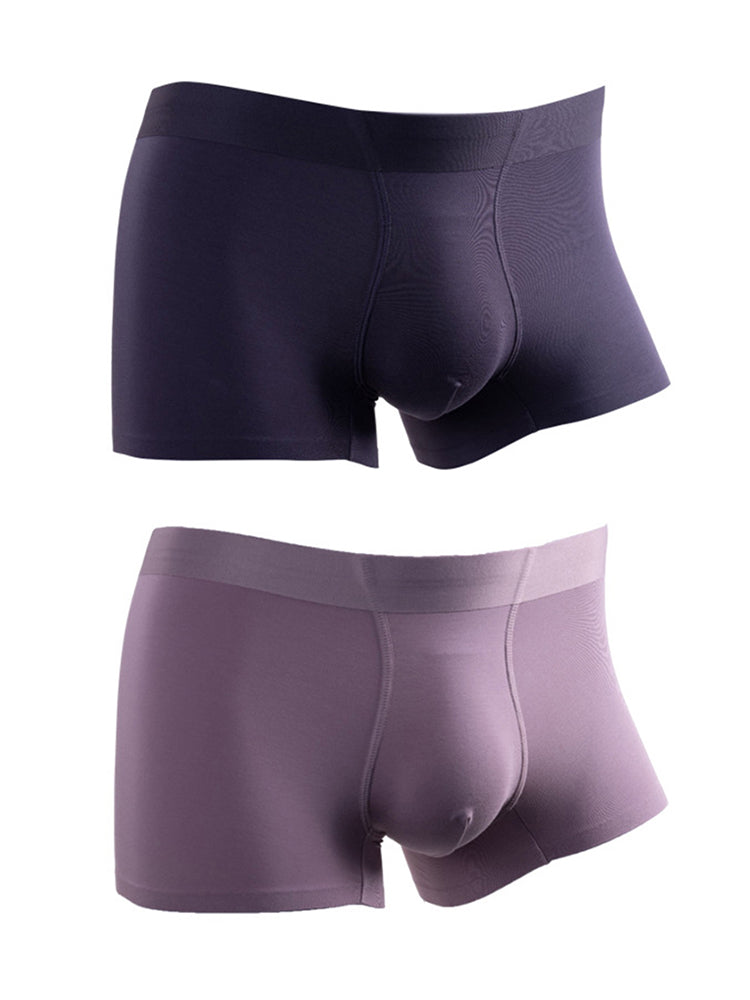 2 Pack Men's Large Pouch Antibacterial Boxer Briefs | dmunderwear detail image 8