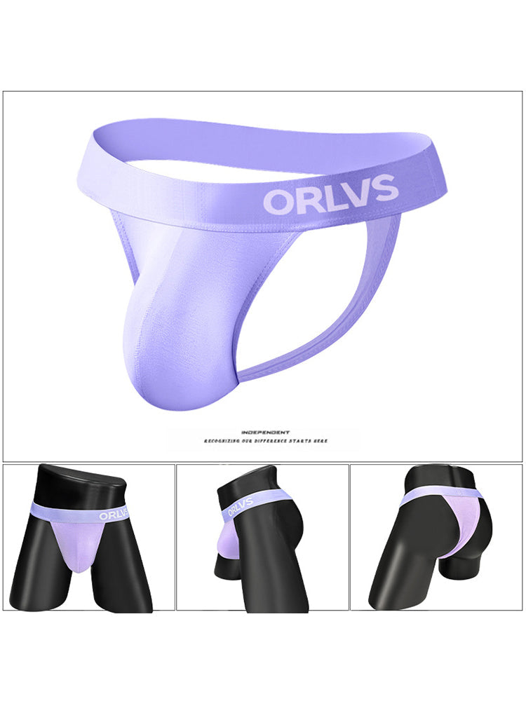 2 Pack Men's Large Pouch Enhancing Modal Breathable Thong | dmunderwear detail image 14