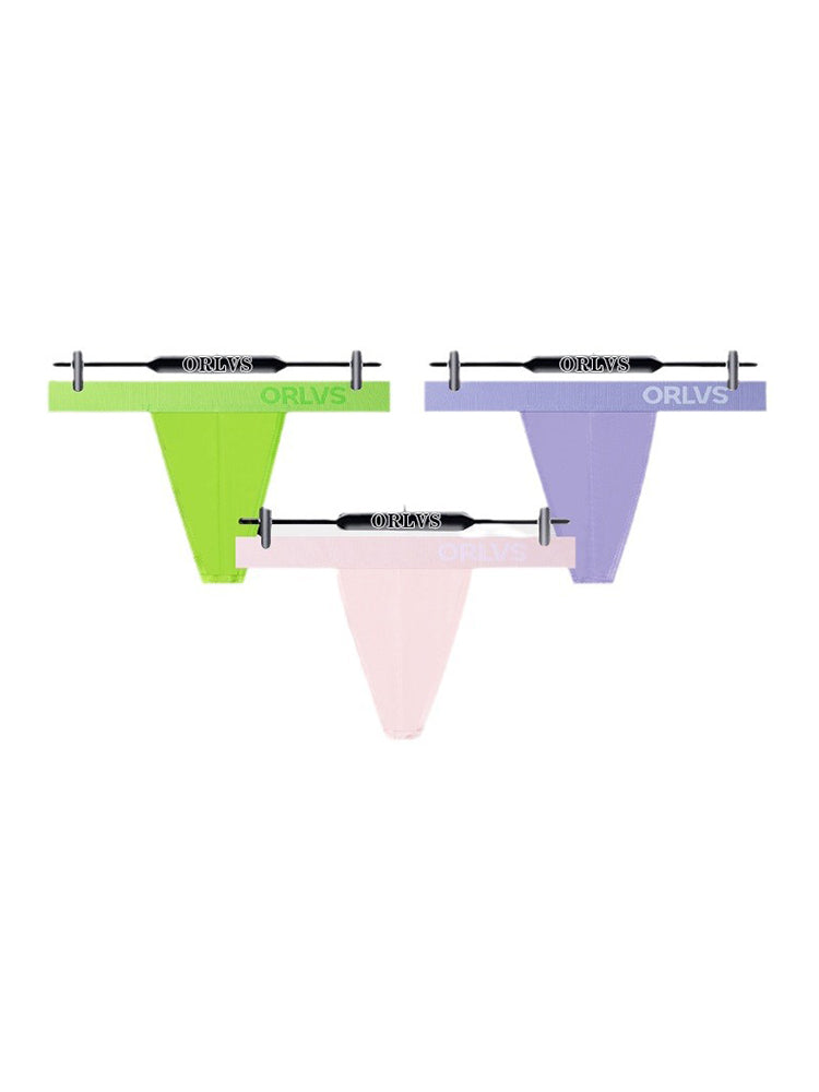 2 Pack Men's Large Pouch Enhancing Modal Breathable Thong | dmunderwear detail image 18