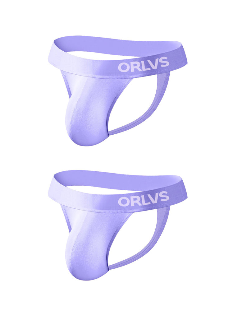 2 Pack Men's Large Pouch Enhancing Modal Breathable Thong | dmunderwear detail image 20