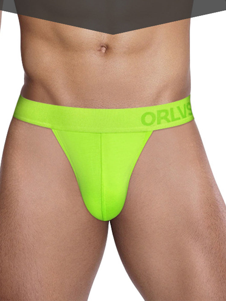 2 Pack Men's Large Pouch Enhancing Modal Breathable Thong | dmunderwear detail image 4
