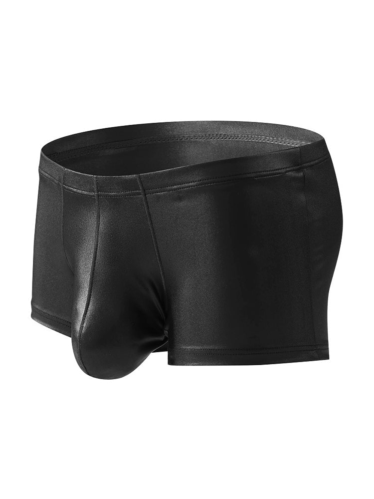 2 Pack Men's Big Pouch Performance Sexy Trunks | dmunderwear detail image 11