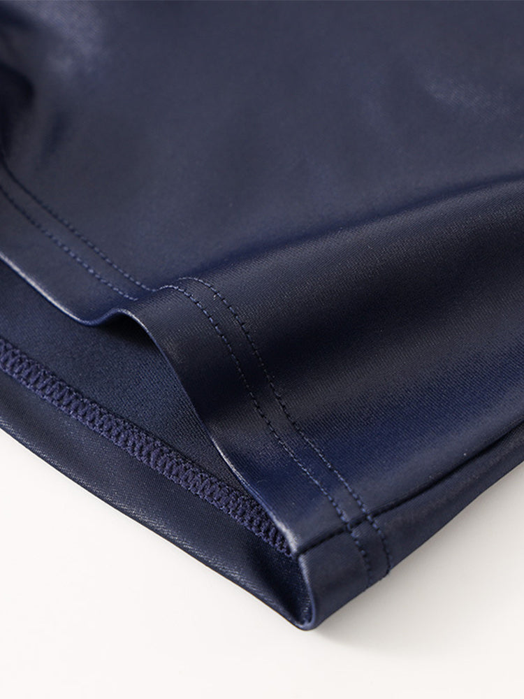 2 Pack Men's Big Pouch Performance Sexy Trunks | dmunderwear detail image 5