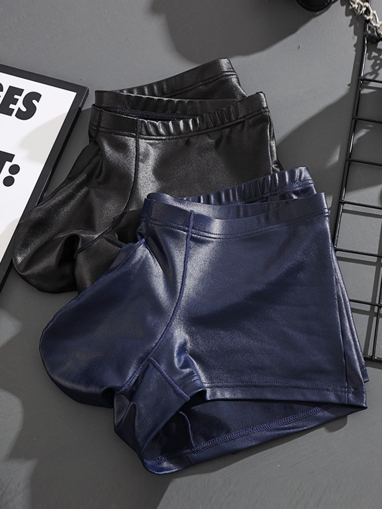 2 Pack Men's Big Pouch Performance Sexy Trunks | dmunderwear detail image 9