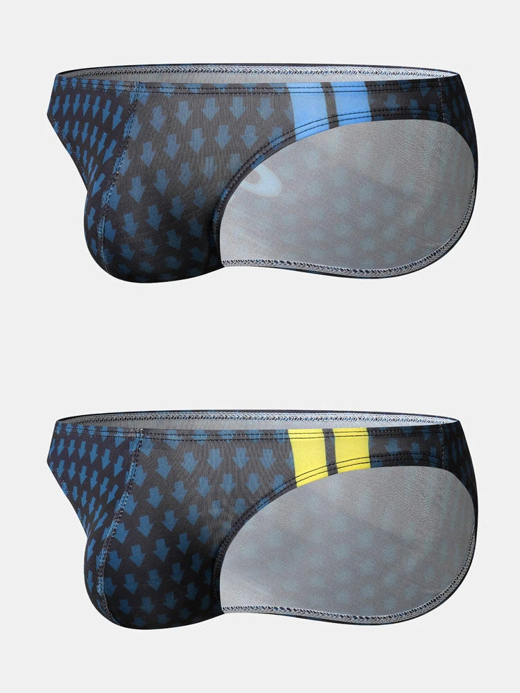 2-Pack Men's Letter Printed Sexy Underwear | dmunderwear detail image 12
