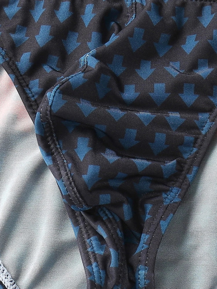 2-Pack Men's Letter Printed Sexy Underwear | dmunderwear detail image 9