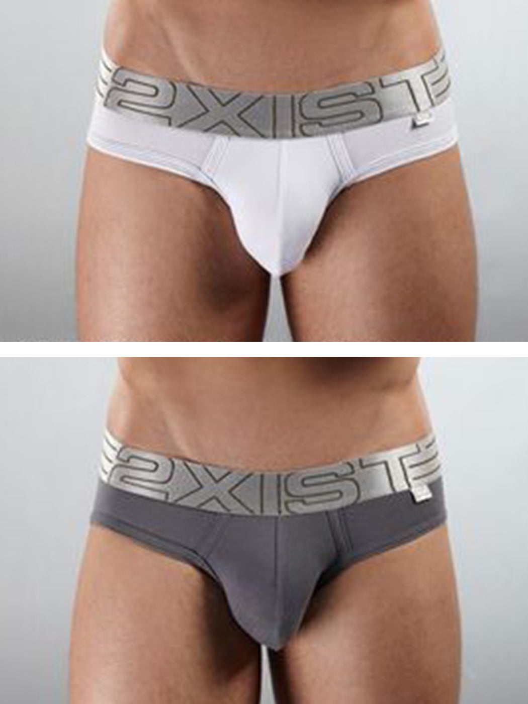 2 Pack Men's Lift No-Show Briefs | dmunderwear detail image 13