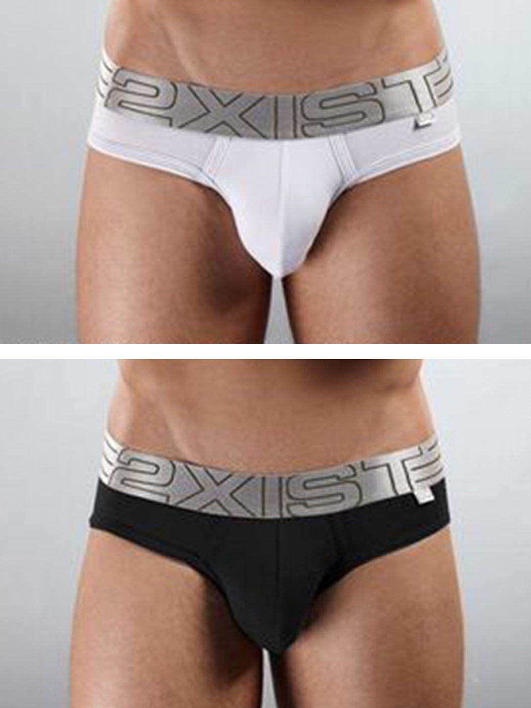2 Pack Men's Lift No-Show Briefs | dmunderwear detail image 14